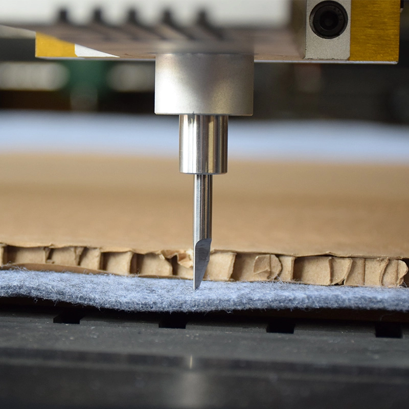 CNC mesin pemotong pisau bergetar untuk kertas kulit