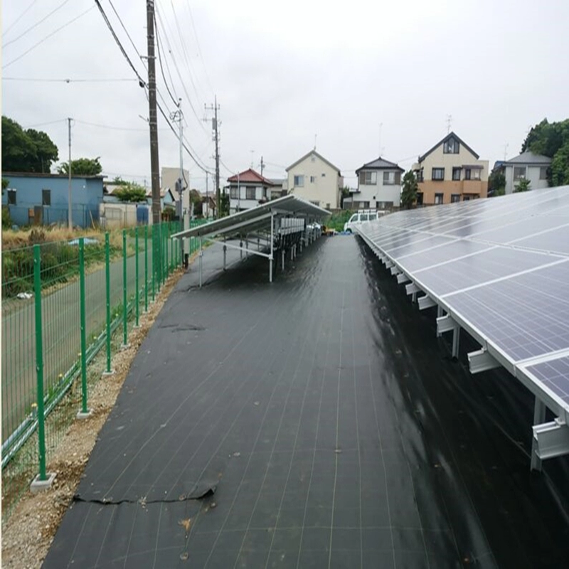 Pagar wire mesh untuk pemasangan panel surya