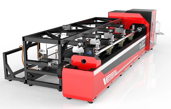Mesin Pemotong Tabung Laser Besar dengan Pengumpanan Pipa Otomatis