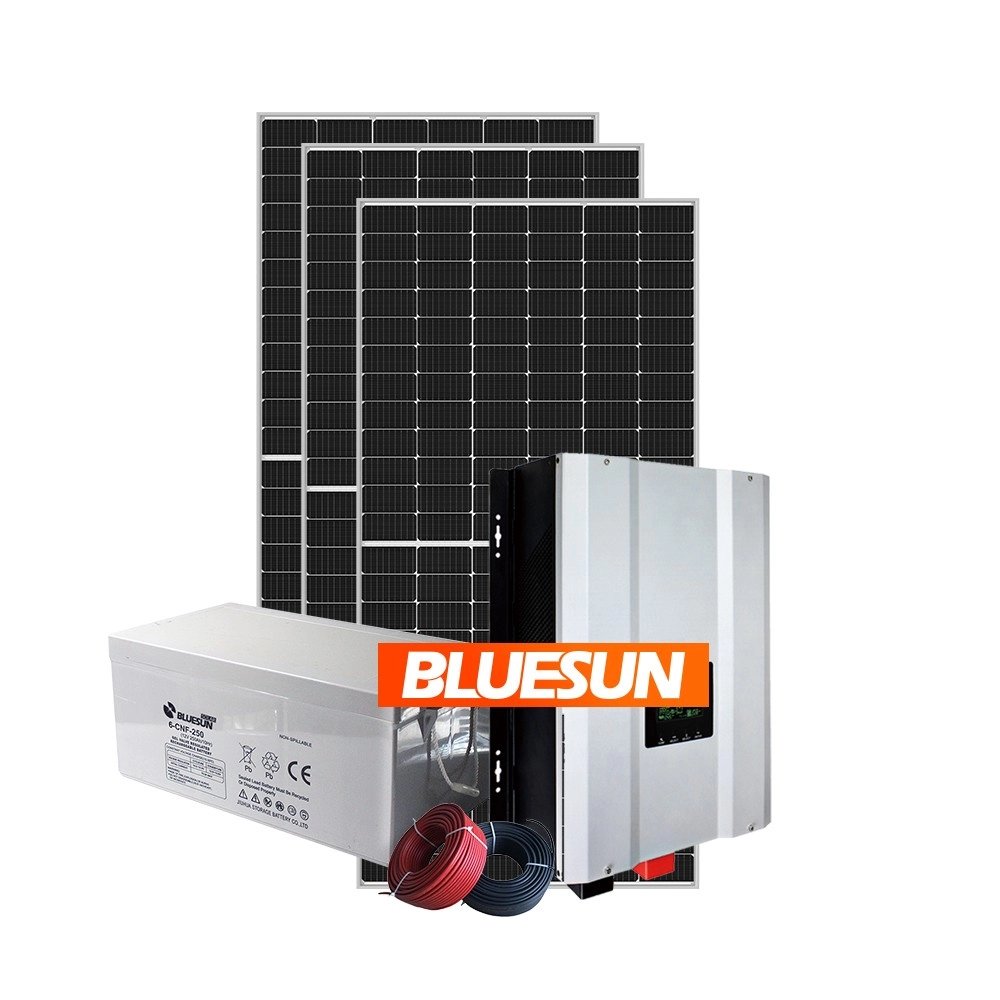 Baterai Penyimpanan Energi Bluesun 3KW Off Grid Solar Power System untuk Rumah