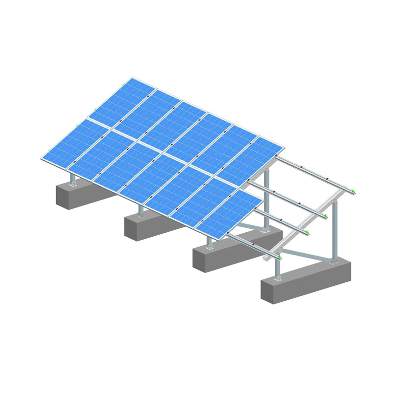 Sistem Pemasangan Tanah Surya Aluminium