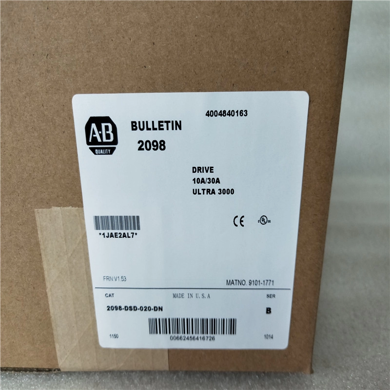 Allen Bradley 2098-DSD-020-DN Ultra 3000 Servo Drive