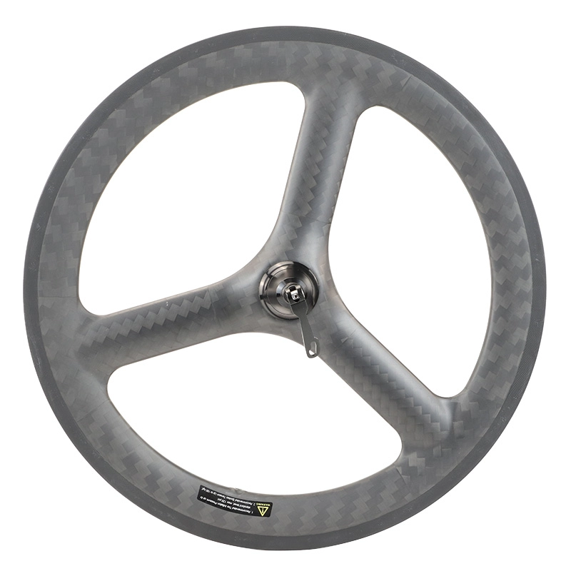Carbon Tri Spoke Wheels 20 Inch 451 Lipat Ride Rim Brake Carbon Wheelset 25mm Lebar 48mm Dalam