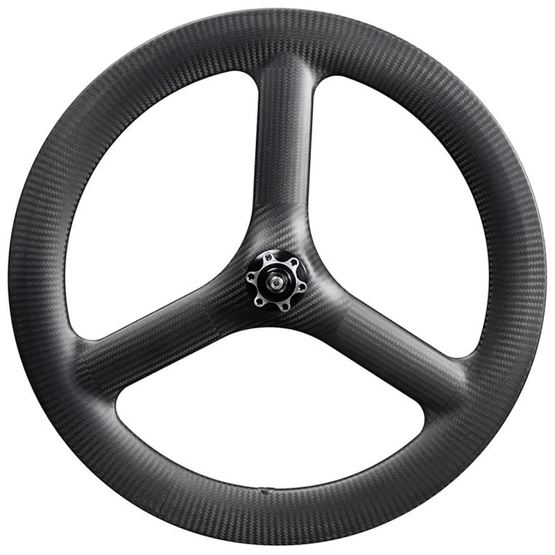 Carbon Tri Spoke Wheel 20 Inch 451 Folding Ride Carbon Wheelset Disc Brake Lebar 25mm 48mmDalam