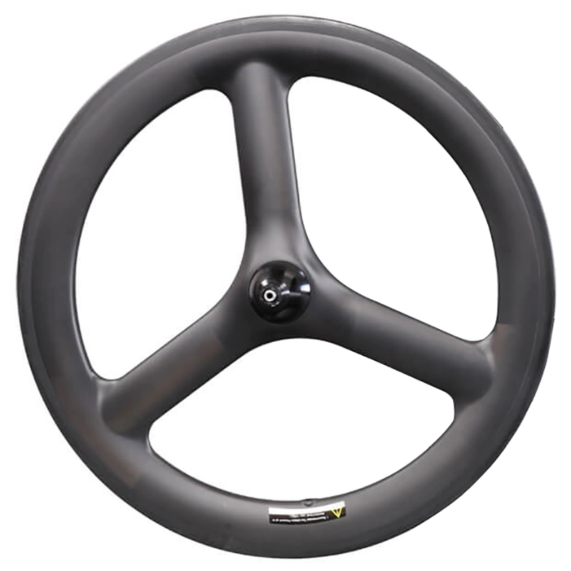 Carbon Tri Spoke Wheels 20 Inch 406 Lipat Ride Rim Brake Carbon Wheelset 25mm Lebar 48mm Dalam