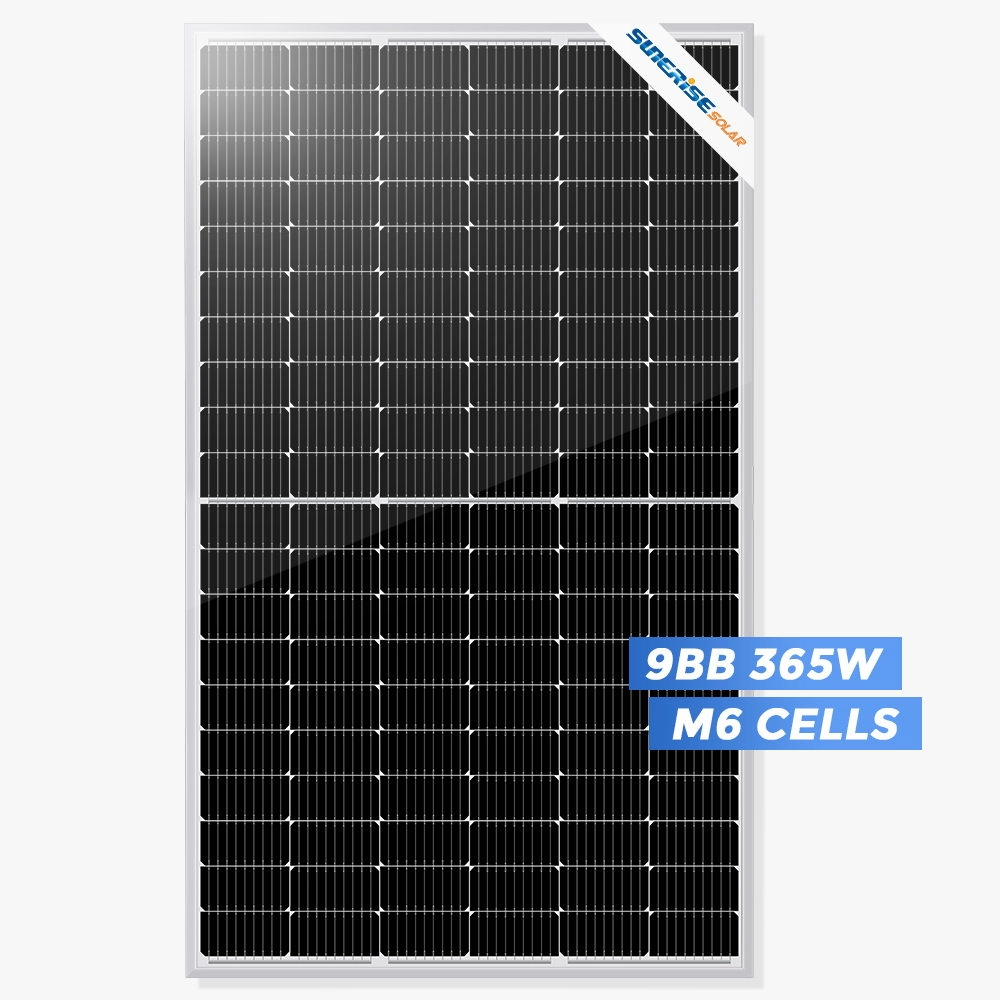 9BB PERC Monocrystalline Half Cell 365 Watt Harga Panel Surya