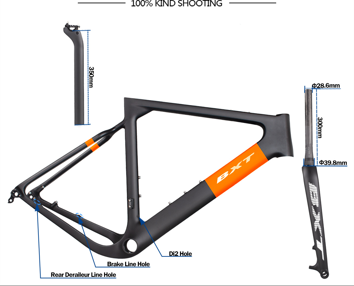 disc road bike carbon gravel frame