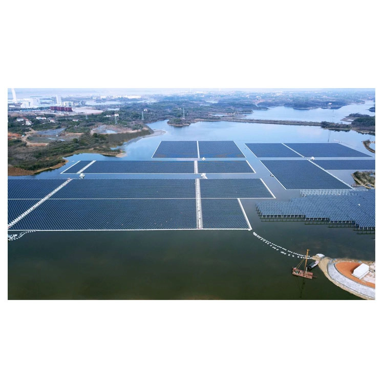 Solusi Penahan Penuh Danau Kering Kit Surya Struktur Pemasangan Surya HDPE Pool Floats