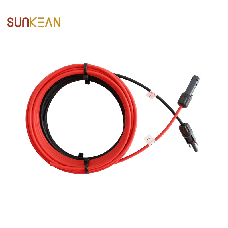 H1Z2Z2K 4mm2 PV Wire Harness dengan konektor Pria Wanita untuk Tata Surya
