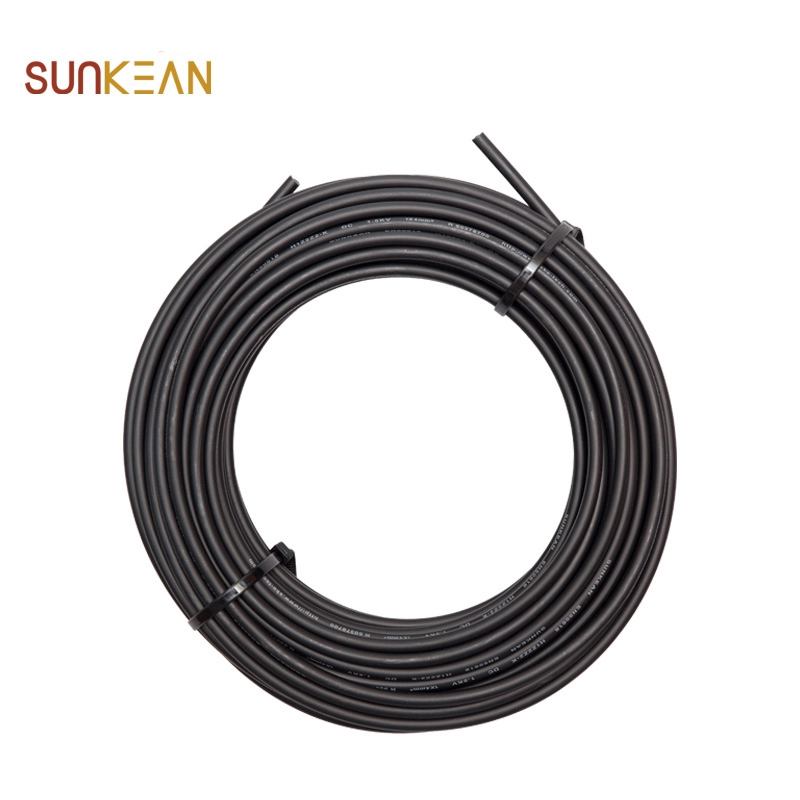 Sertifikat TUV H1Z2Z2-K 6mm2 DC Solar PV Cable