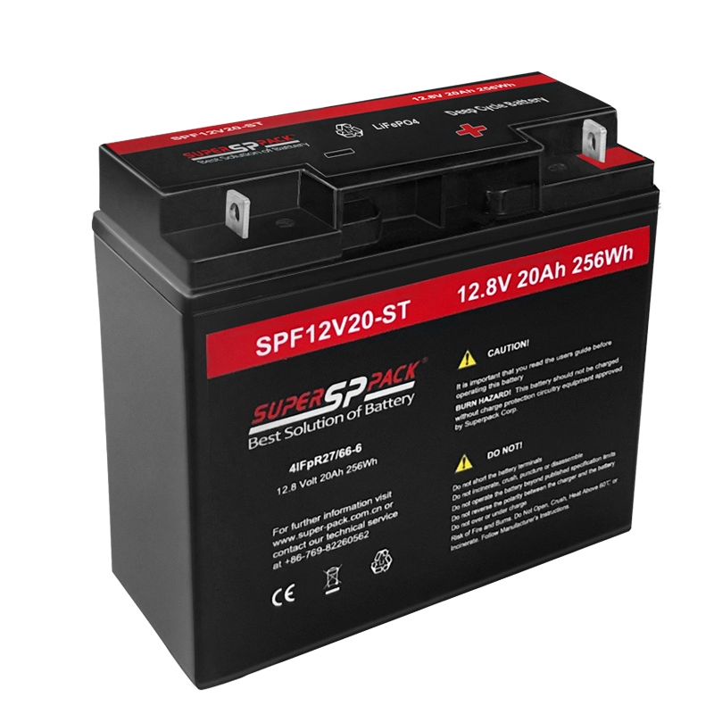 Paket baterai lithium ion 12V 20Ah LiFePO4 isi ulang untuk Medical Cart