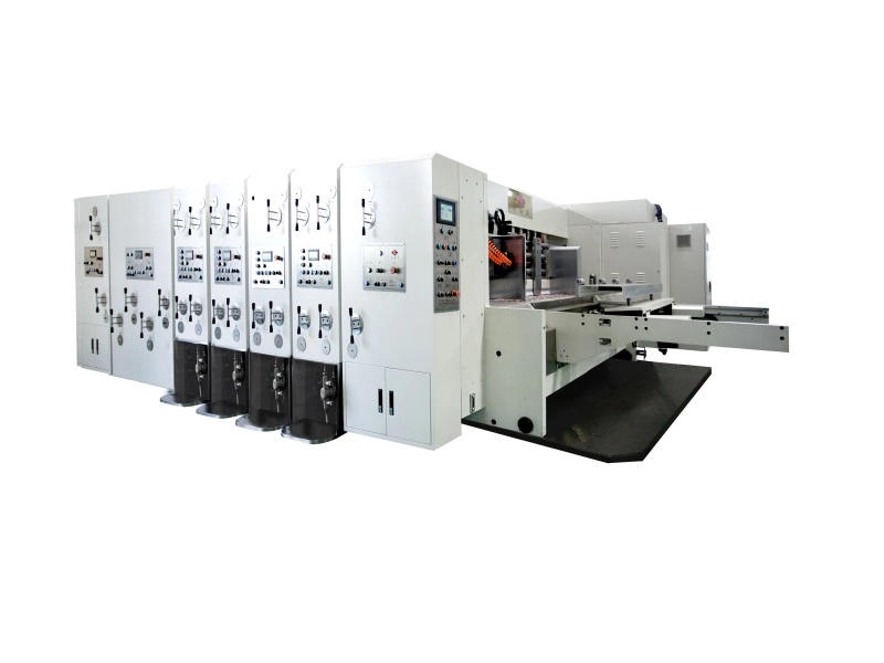 Karton Bergelombang Flexo Printing Slotting Mesin Die-cutting Model K4