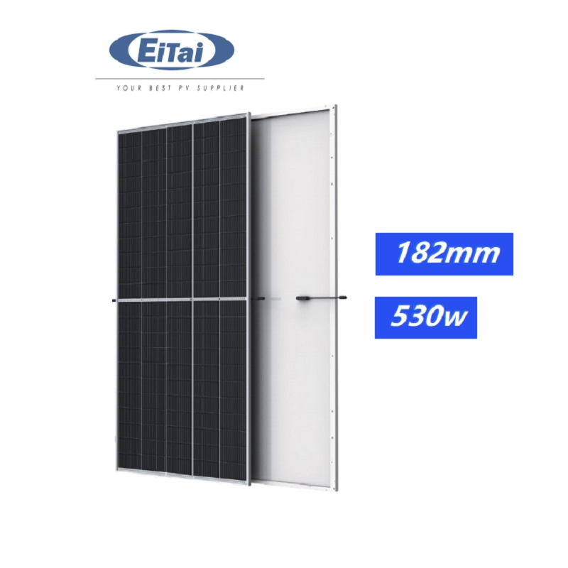 Panel surya EITAI 550W Monocrystalline 10BB Half Cut Untuk Rumah
