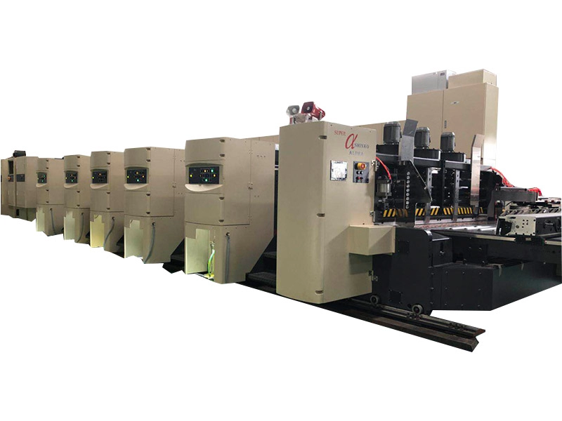 Mesin Stacker Die-cutter Slotter Printer Flexo Berkecepatan Tinggi