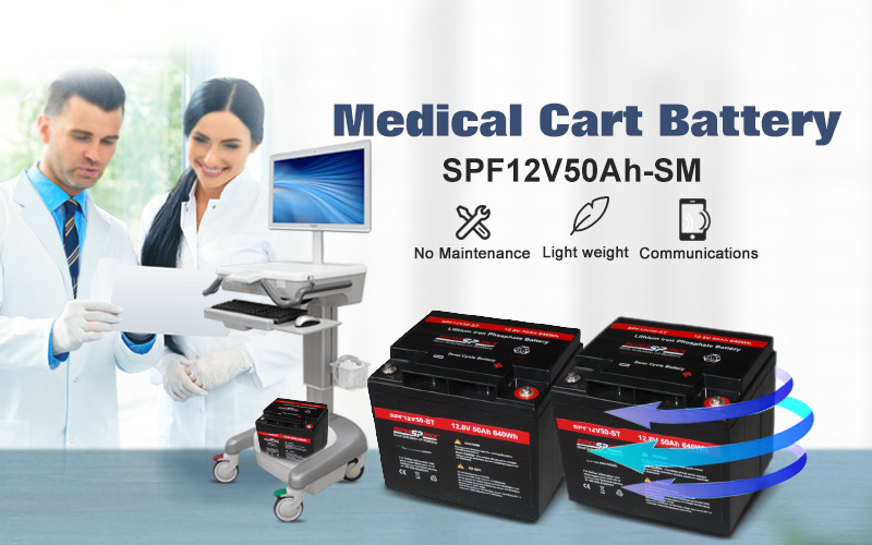 Superpack Medical Cart 12V50Ah Battery