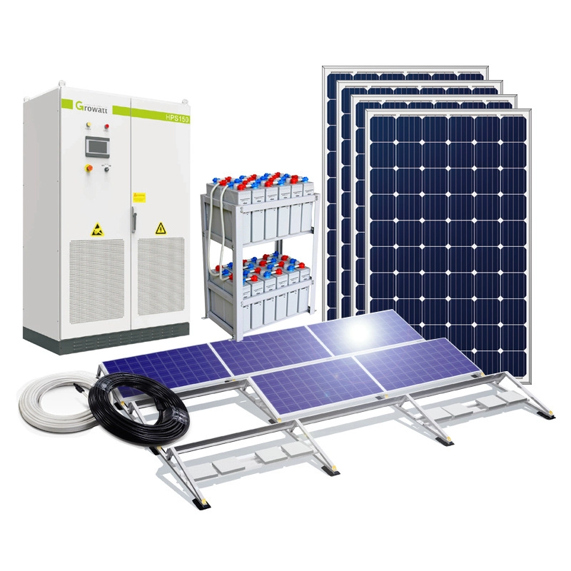 Sistem Tenaga Surya Hibrida Penyimpanan Energi Baterai Lengkap Fotovoltaik