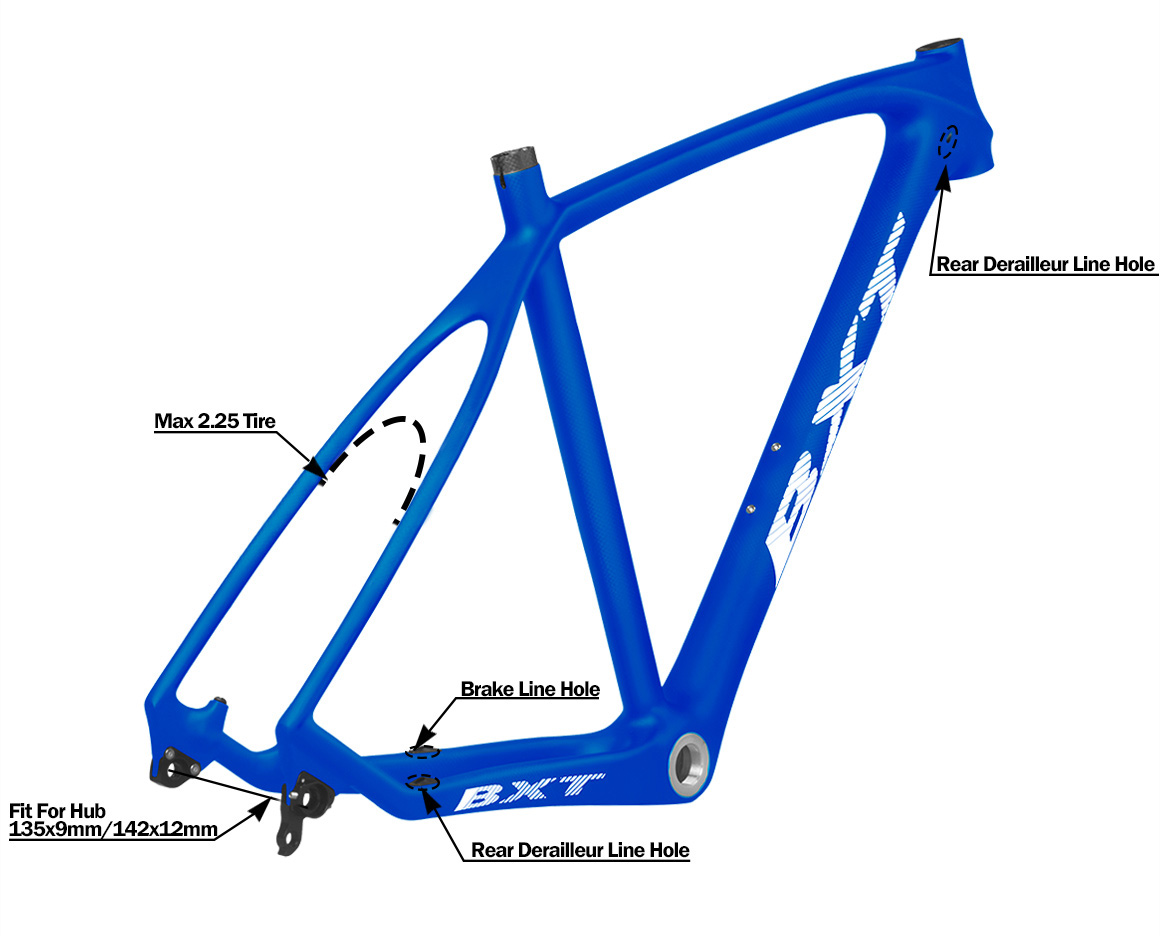29er disc mountain bike frame