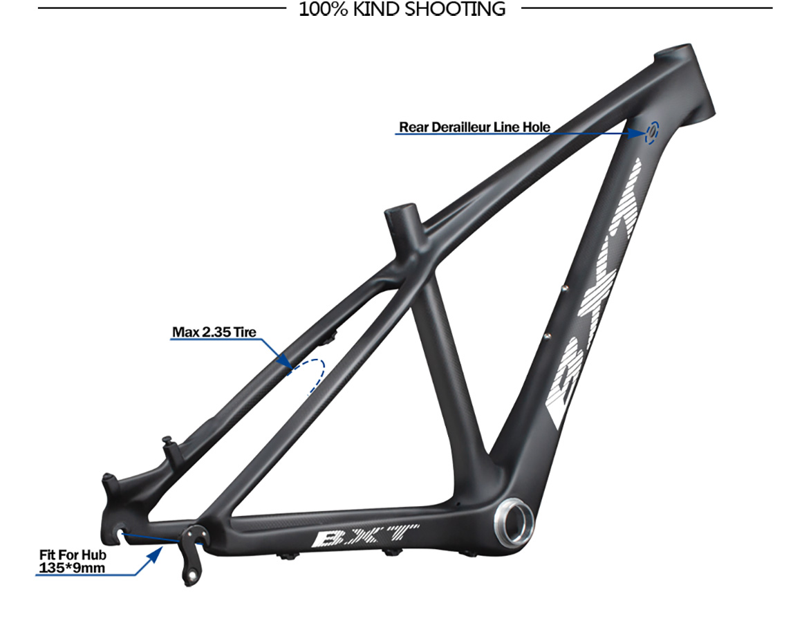 mountain bicycle carbon frame 26er