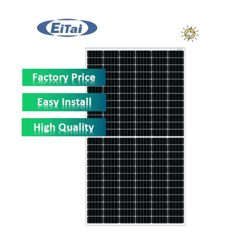EITAI 455W Solar Panel PV 144 Cells Half Cut Mono Module Harga