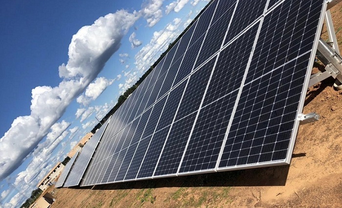 Roof solar panel