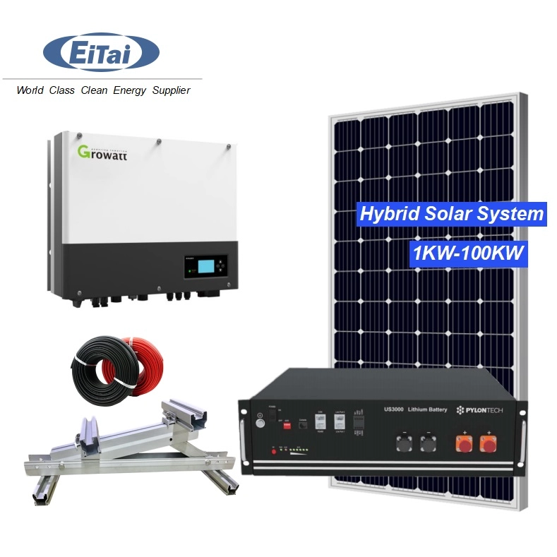 Sistem Tenaga Surya Hibrida 5KW