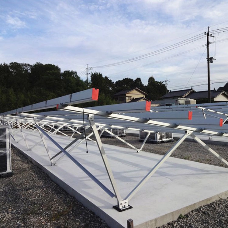 Struktur Pendukung Aluminium Ground Mount Solar Racking