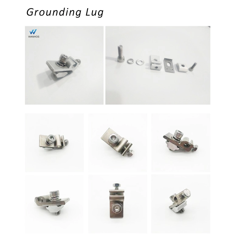 Sistem ground lug pemasangan panel surya