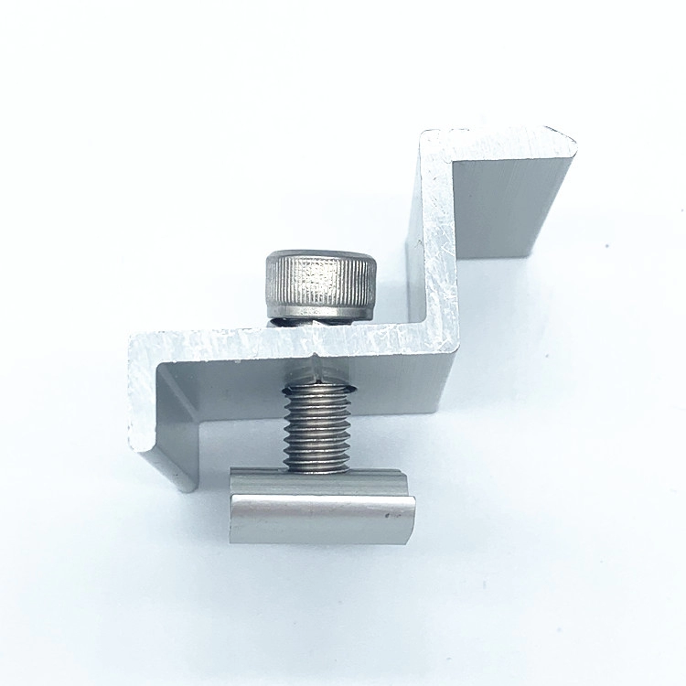 Sistem Braket Pemasangan Surya Aluminium Middle End Clamp