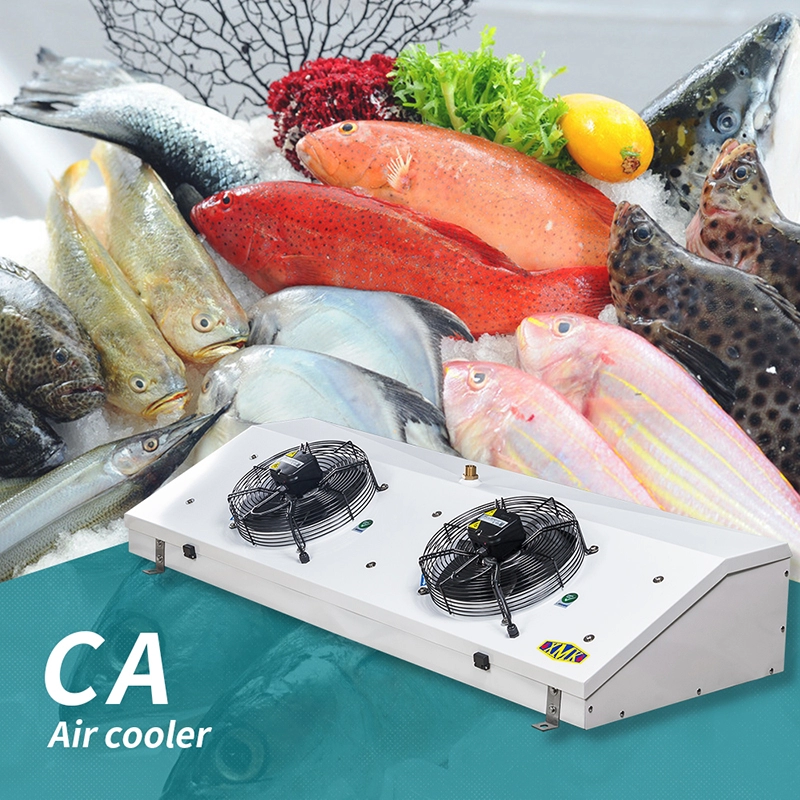Sistem pendingin makanan laut menggunakan pendingin udara komersial