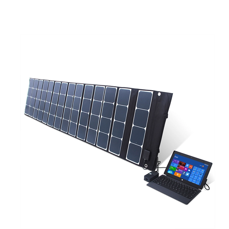 Pengisi daya panel sel surya USB untuk laptop dan ponsel