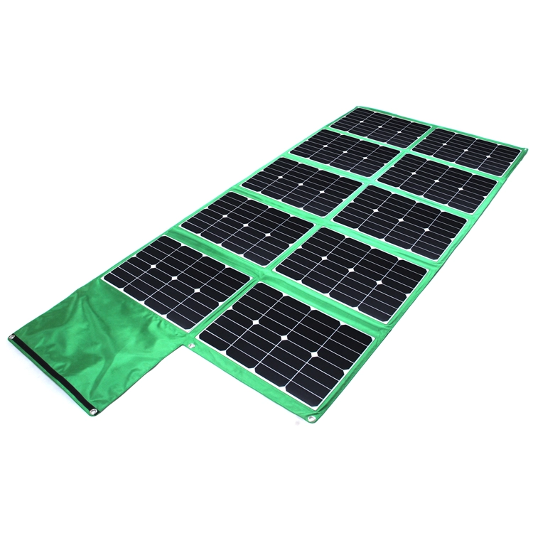 Pengisi daya baterai panel surya fleksibel 300w untuk berkemah
