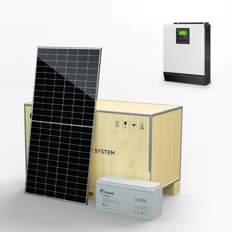 Off Grid Kit Panel Surya Penuh Kit Sistem Energi Terbarukan Pv