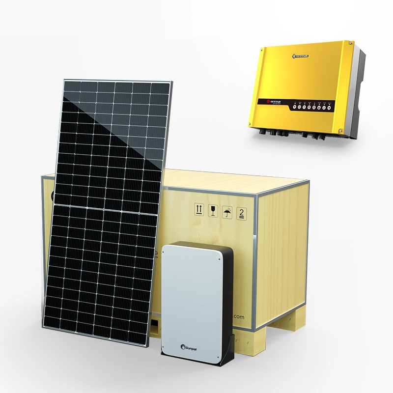 Sistem Energi Panel Fotovoltaik Surya Hibrida Perumahan Penuh