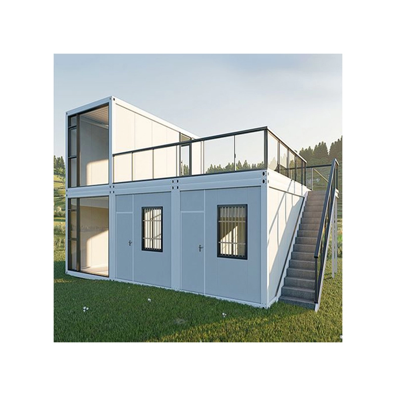 Rumah kontainer prefabrikasi modern yang ekonomis untuk rumah