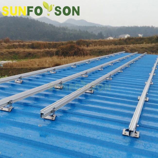 Rel aluminium surya berkualitas tinggi untuk pemasangan panel surya