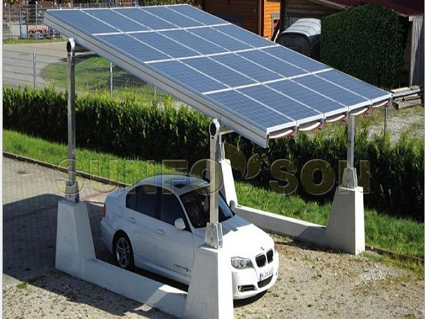 Struktur Pemasangan Carport Surya SunRack