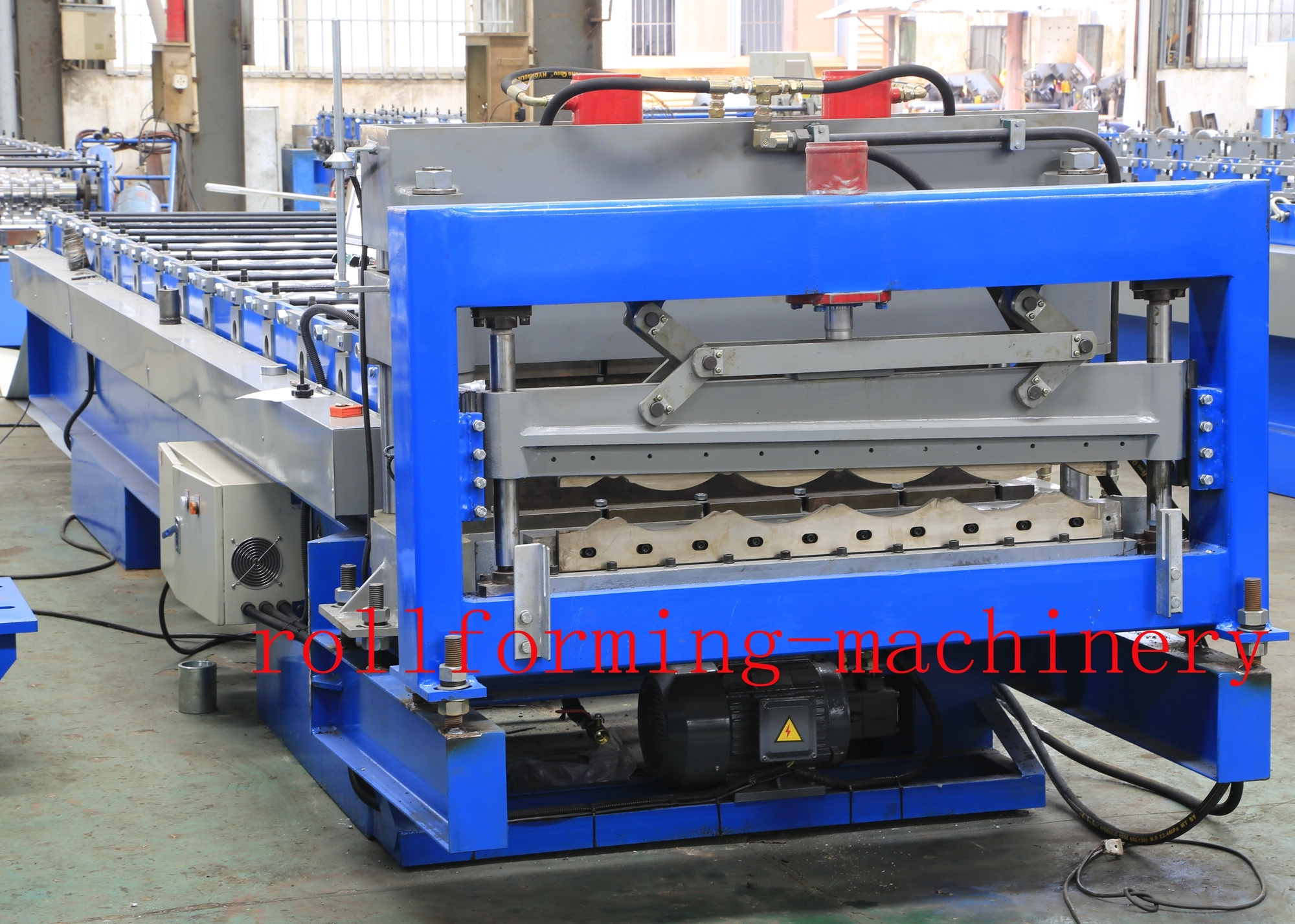 Kualitas Tinggi dengan Harga China Glazed Tile Roll Forming Machine untuk YX16-800