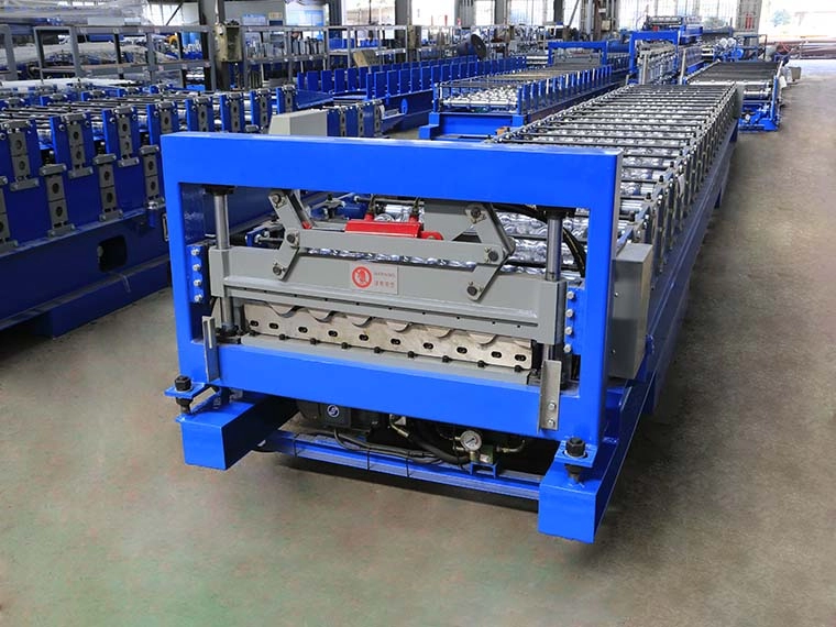 YX36.5--780 Mesin Roll Forming Panel Baja Bergelombang