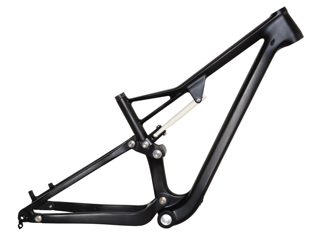 29er Carbon Fiber Full Suspension Mountain Bike Frame Untuk XC