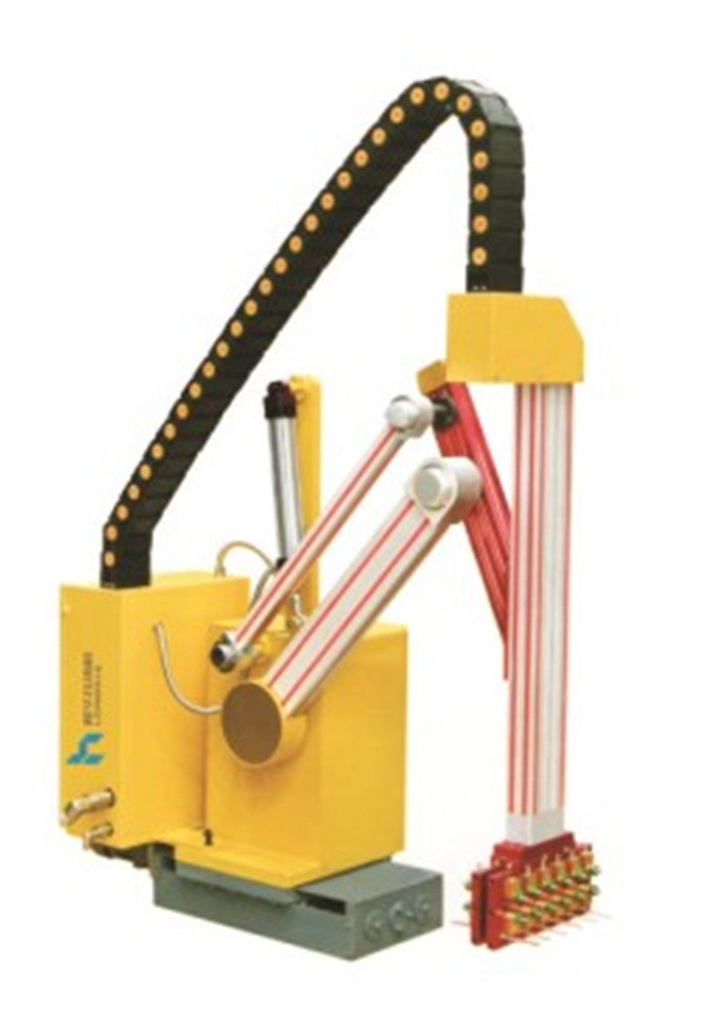 Mesin penyemprotan otomatis digunakan untuk mesin die casting