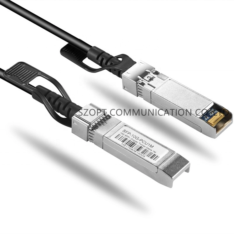 Kabel Patch DAC Kecepatan Tinggi 1G SFP 10G SFP + Kabel Tembaga Pasang Langsung Pasif
