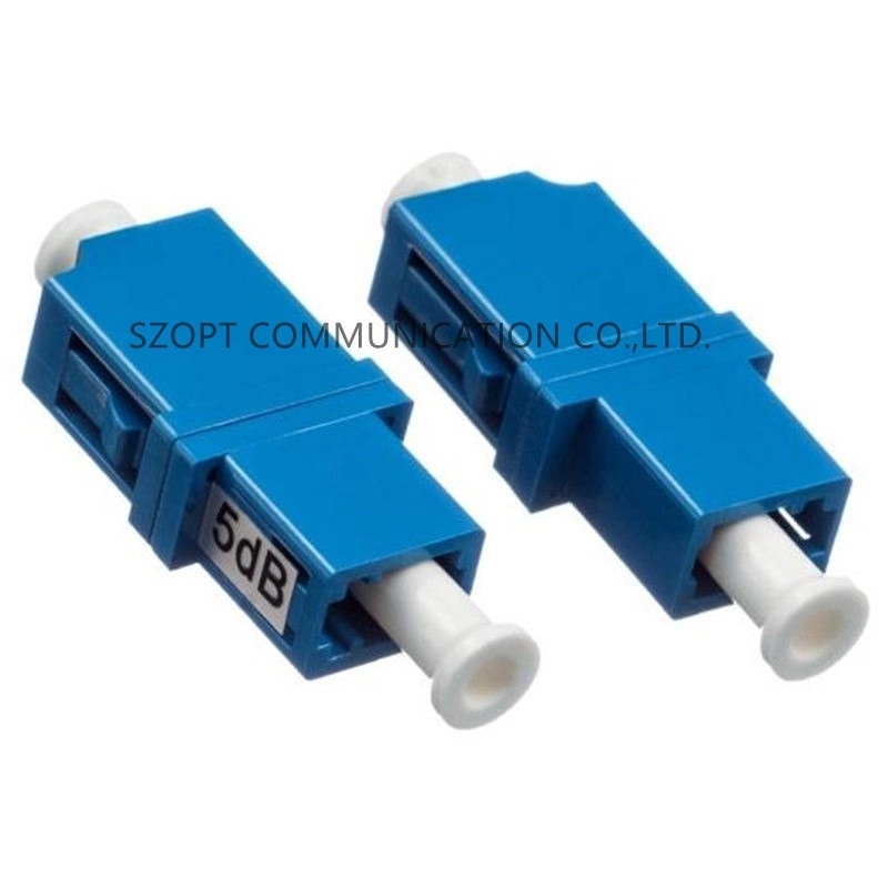 Adaptor LC Jenis Serat Optik Attenuator Tetap 1dB 2dB 3dB 5dB 10dB 15dB 20dB 25dB 30dB