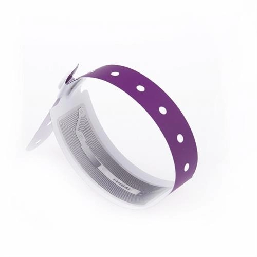 13.56MHZ RFID Disposable Paper Wristband Untuk Manajemen Pasien