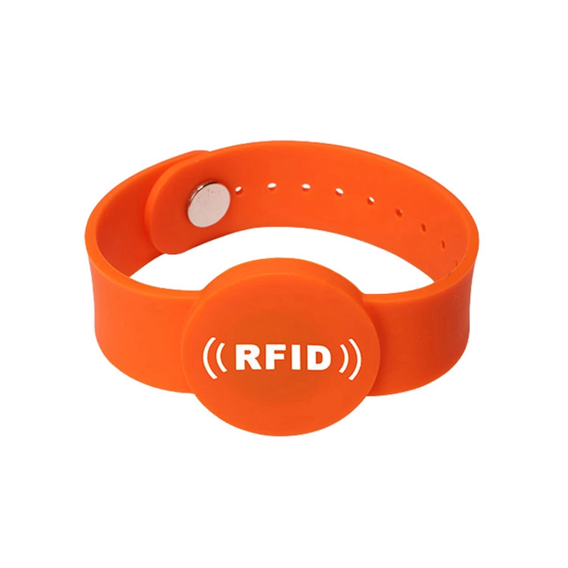 Gelang Bukti Tamper RFID Silikon yang Dapat Disesuaikan