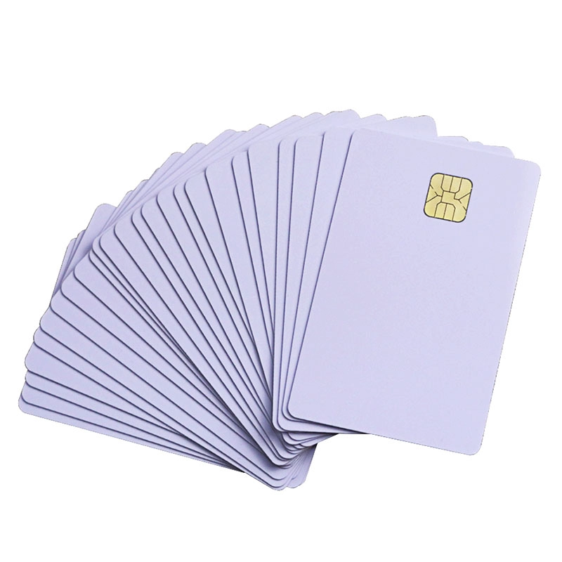 CR80 Inkjet Printable Blank White Contact IC Card