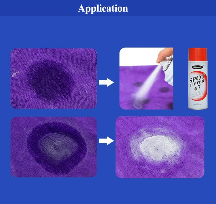 Semprotan penghilang noda minyak deterjen Sprayidea 67 kinerja tinggi untuk pakaian