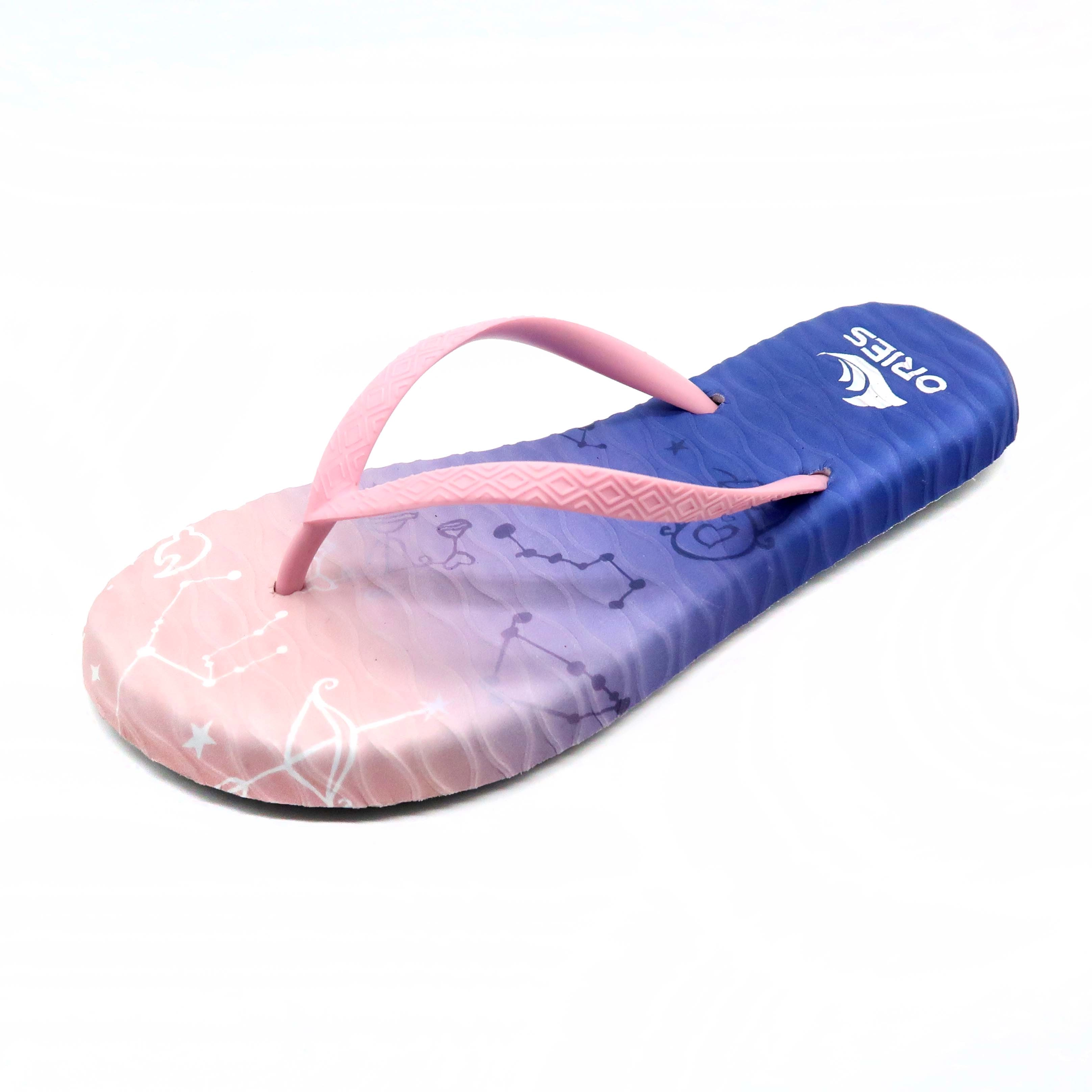UV Digital Printing konstelasi Pijat gadis luar Sandal Jepit Sandal