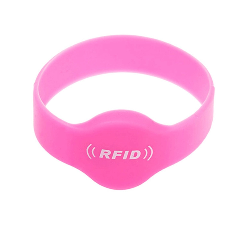13.56Mhz FM08 Pink RFID Gelang Silikon