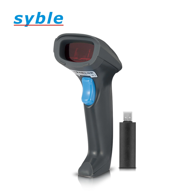 Syble xb-5055r 1D laser pemindai kode batang nirkabel di Cina