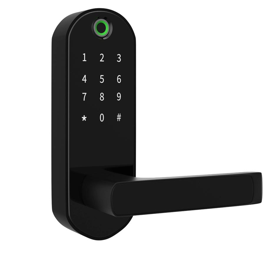 Sistem Rumah Pintar Kata Sandi Digital Kunci Kunci Sidik Jari NFC untuk Pintu Kayu